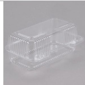 Plastic Hinged Container 9″