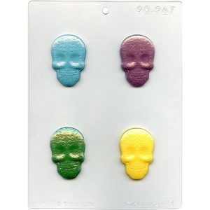 Day Of Dead Skull Chocolate Mold