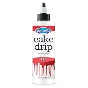 Satin Ice Red Cake Drip - 8.8 oz Bottle