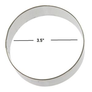 Cookie Cutter Round Circle 3.5″