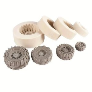 Tire Shape Silicone Mold 4 Piece Set