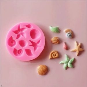 Silicone Mold Sea Shells-8 Cavity