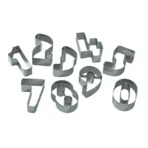 Number Set Cookie Cutter