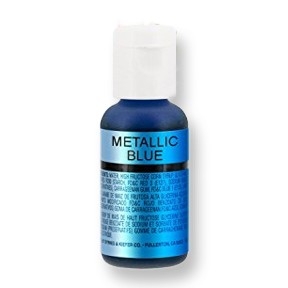 ChefMaster Mettallic Blue Airbrush Color .64 oz. Bottle