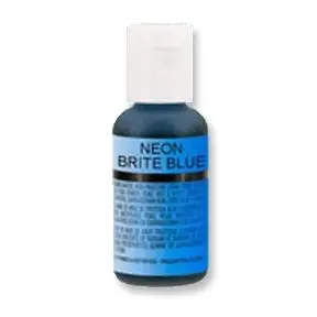 Neon Blue Airbrush Color .64 oz Bottle