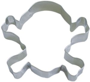Cookie Cutter Skull 3.25 inches