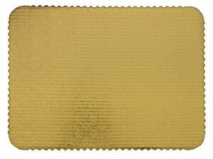 Half Sheet Gold Scalloped Board  14 x 19 inches