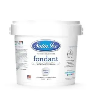 Satin Ice Fondant White 5 Pound Pail