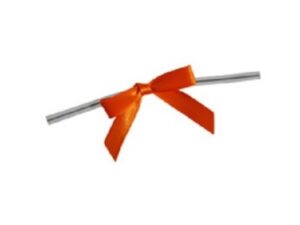 Twisties W/Orange Bow 25pcs