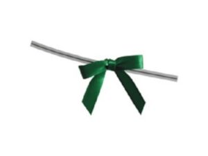 Twisties Emerald Green Bows 25 Pcs