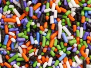 Halloween Sugar Sprinkles 2 oz. Container