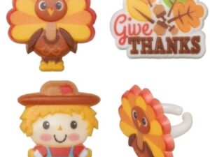 Harvest Friends Cupcake Rings 12