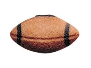 Football Edible Sugar 12 count