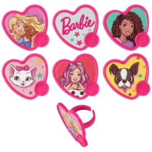 Barbie Future Cupcake Rings 12 Pieces