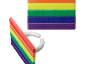 Pride Rainbow Cupcake Rings