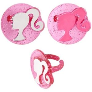 Cupcake Ring Barbie Silhouette 12 Count