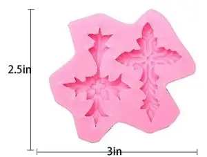 Fancy Cross Silicone Mold 2.5 Inches