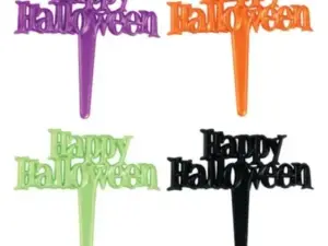 Happy Halloween Cupcake Picks 12 Count