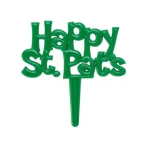 Happy St. Patrick’s Cupcake Picks 12 Pieces