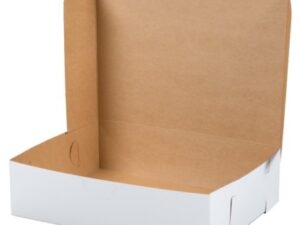 White Half Sheet Cake Box 20" x 14" x 4"