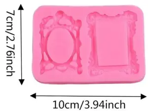 Photo Frame 2 Cavity Silicone Mold