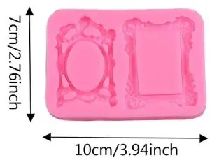 Photo Frame Silicone Mold 2 Cavity