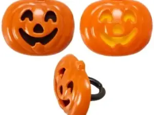 Pumpkin-Stacked Cupcake Rings 12 Count