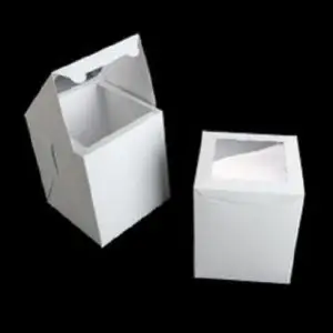 8 in. White Cake Box 10in. Tall