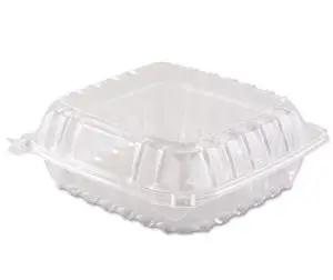 8 inch Square Plastic Hinged Tray
