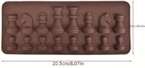 Chess Pieces Silicone Mold 16 Cavity