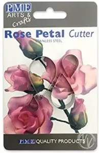Rose Flower Petal Cutter Set of 4