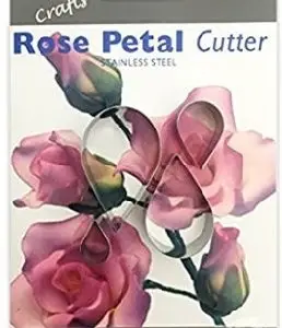 Rose Flower 1 Petal Cutter Set of 4