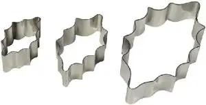 Holly Leaf Fondant Cutter Set of 2