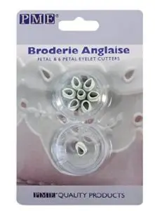 Petal and 6 Petal Fondant Cutter Set of 2