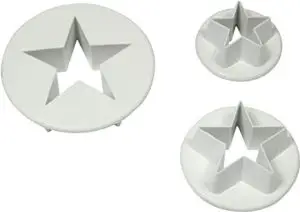 PME Star Fondant Cutter Set of 3