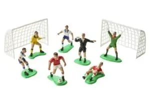 Soccer Players Cake Kit set of 9