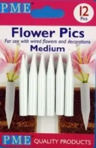 Flower Picks Medium 12 Count