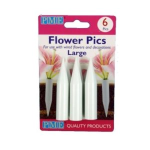 Large Flower Picks 6 Count