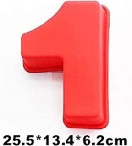 Number 1 Silicone Mold Baking Pan