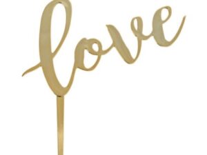 Love Cake Topper