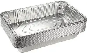 Half Sheet Foil Pan Aluminum 1 inch Deep