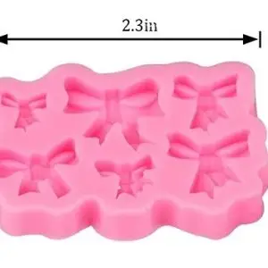 Bow Ribbon Silicone Mold 6 Cavity