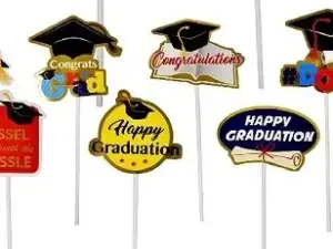 Congrats Grad Cake Topper Pick