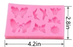 Flying Bugs Silicone Mold 8 Cavity