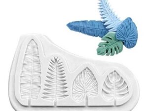 Silicone Mold Mini Tropical Leaves