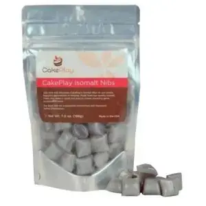 Silver Isomalt Nibs 7 oz Bag