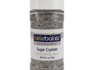 Silver Sugar Crystals 4 oz. Container