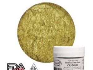 Ice Gold Luster Dust .25 oz. Jar