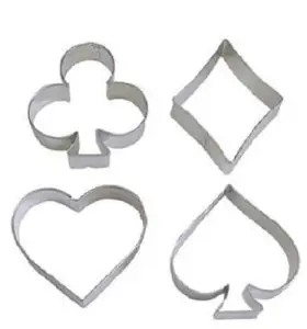 Card Cookie Cutter 4 Piece Set