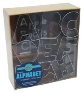 Alphabet Cookie Cutter Set of 26
